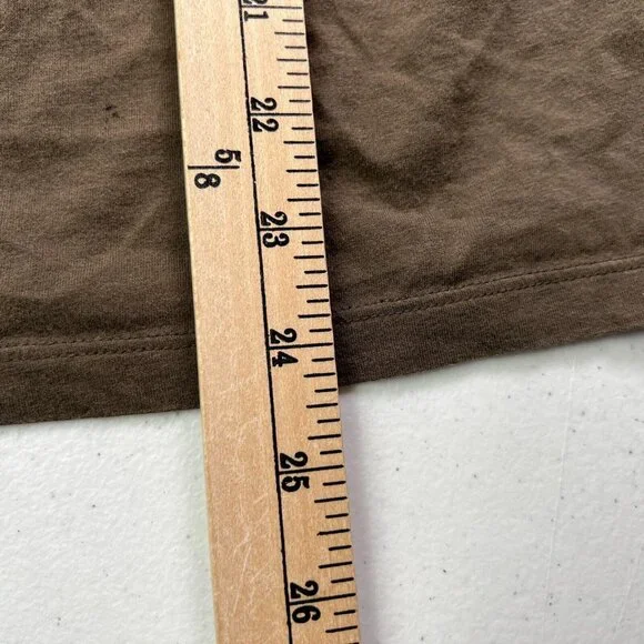 Armani Exchange Short Sleeve V-Neck T-Shirt Womens Large Slim Pima Cotton - Picture 5 of 5